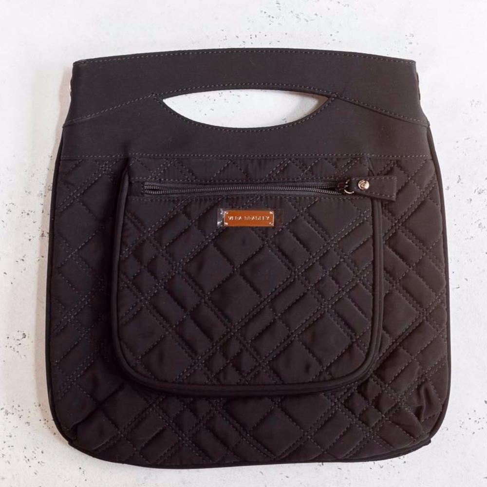 NWOT - Black Quilted Vera Bradley Purse